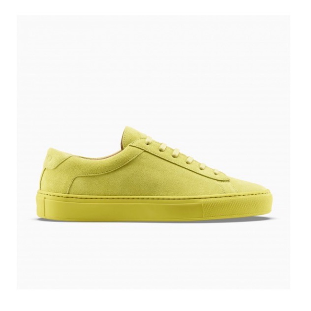 Koio chartreuse sneakers 40